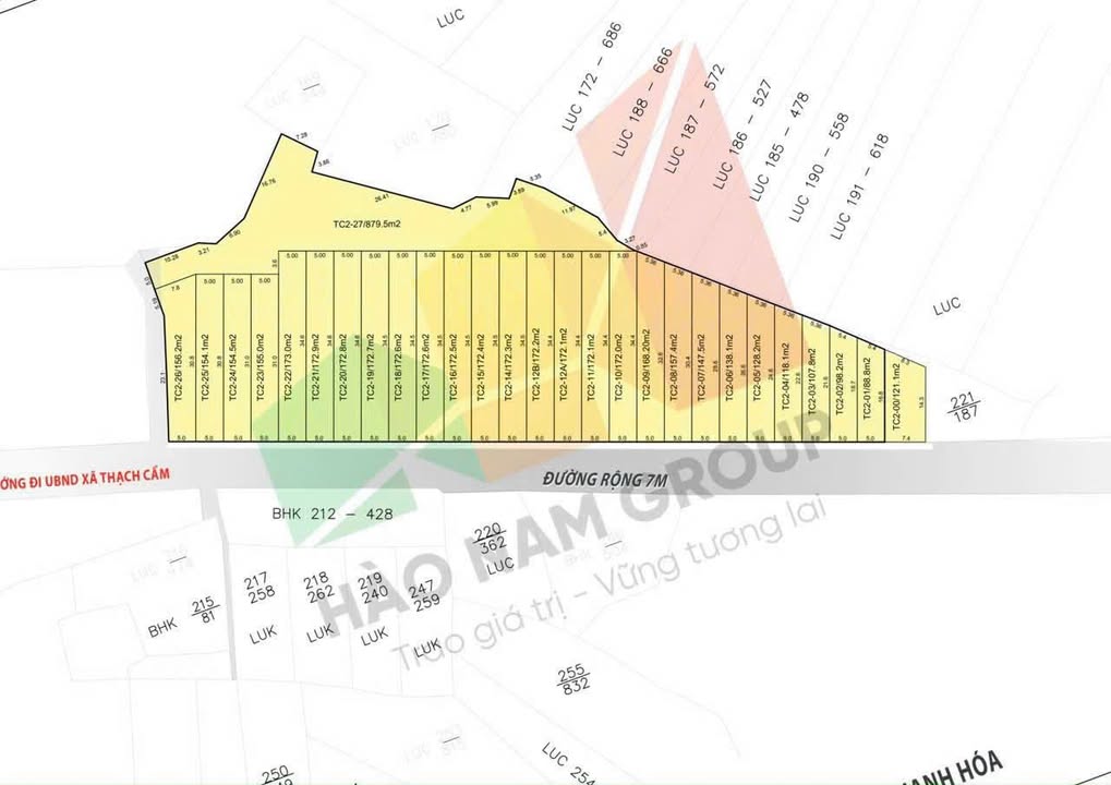 Đất nền Thạch Quang, Thạch Thành 172m² giá chỉ 1.2 triệu/m² - Cơ hội đầu tư sinh lời!