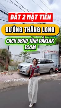 Đất 2 mặt tiền đường Thăng Long, P. Tự An, BMT 100m² giá 5.6 tỷ - Cơ hội đầu tư tuyệt vời!
