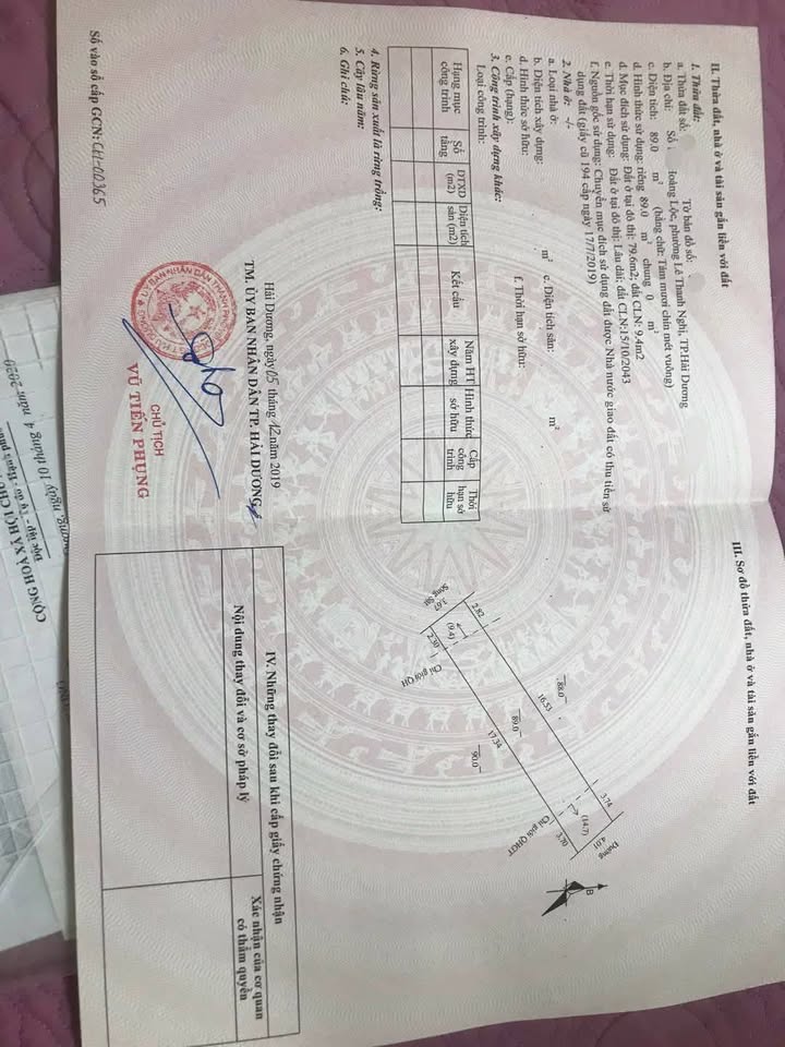 Đất nền phố Hoàng Lộc, TP Hải Dương 89m² giá 2 tỷ - Cơ hội đầu tư hấp dẫn!