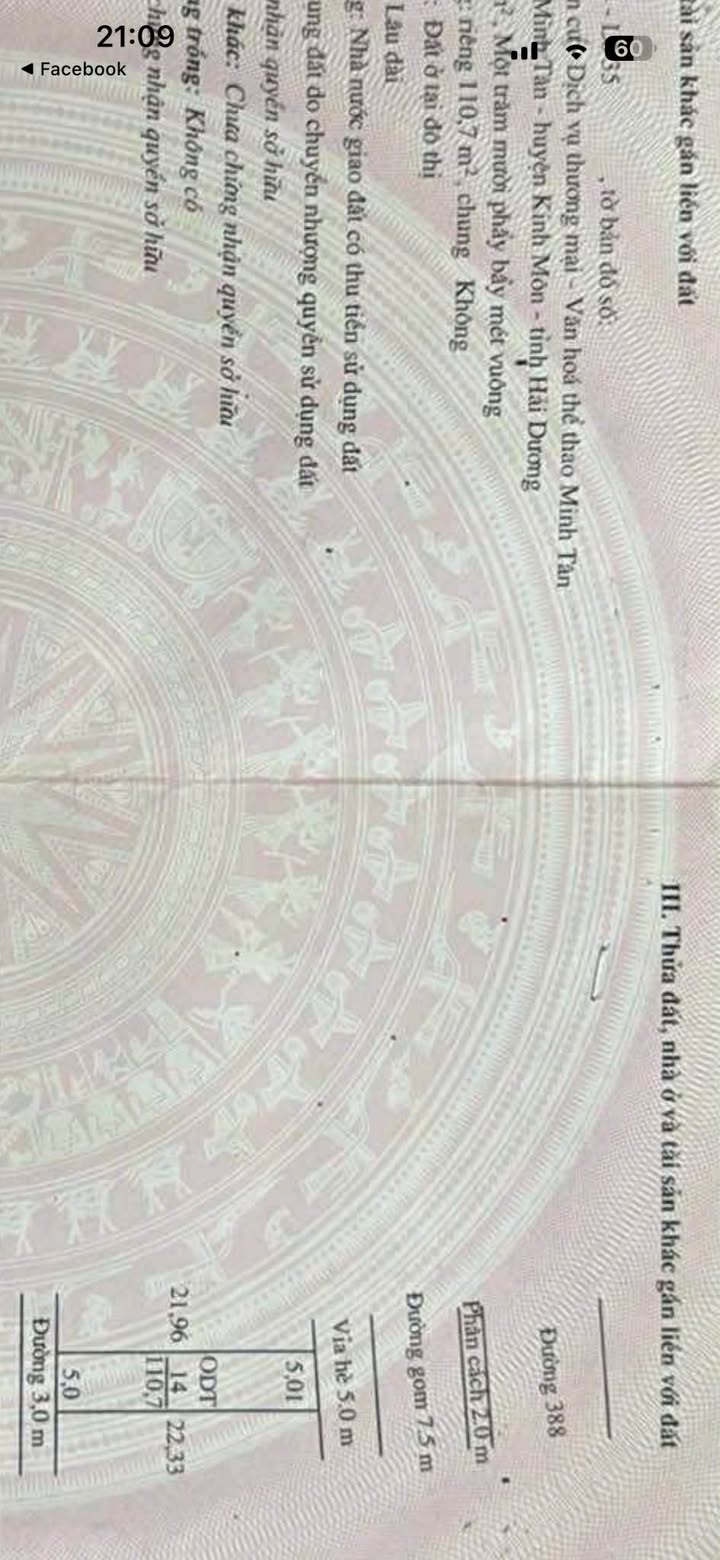 Nhà 2 tầng 110,7m² tại Minh Tân - Đầu tư sinh lời, tiện ích đầy đủ!