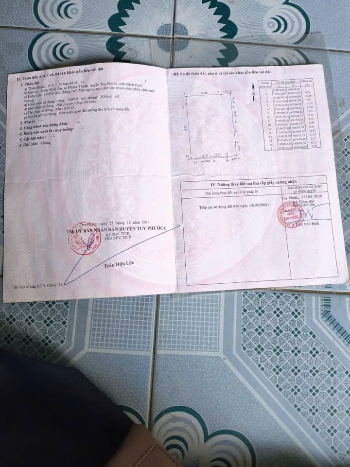 Đất nông nghiệp Phước Thuận 1080m² giá 240 triệu - Tiềm năng đầu tư lớn!