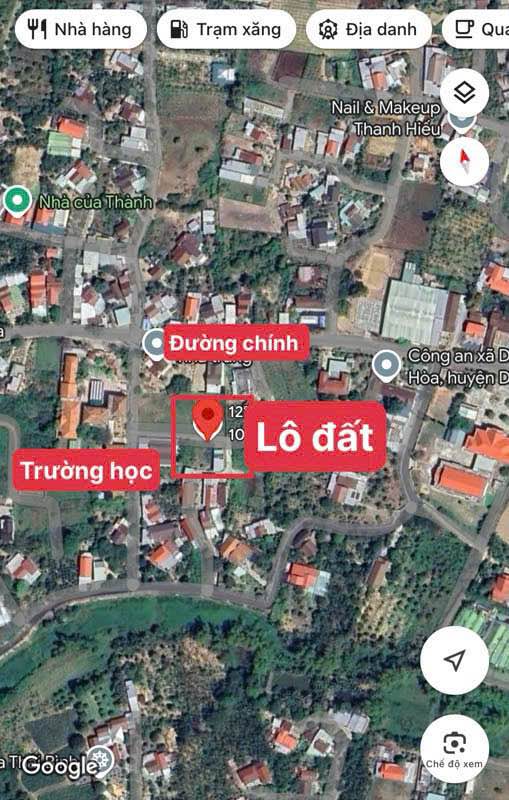 Đất thổ cư Diên Lạc 113.5m² giá 999 triệu - Vị trí thuận lợi gần trường học!