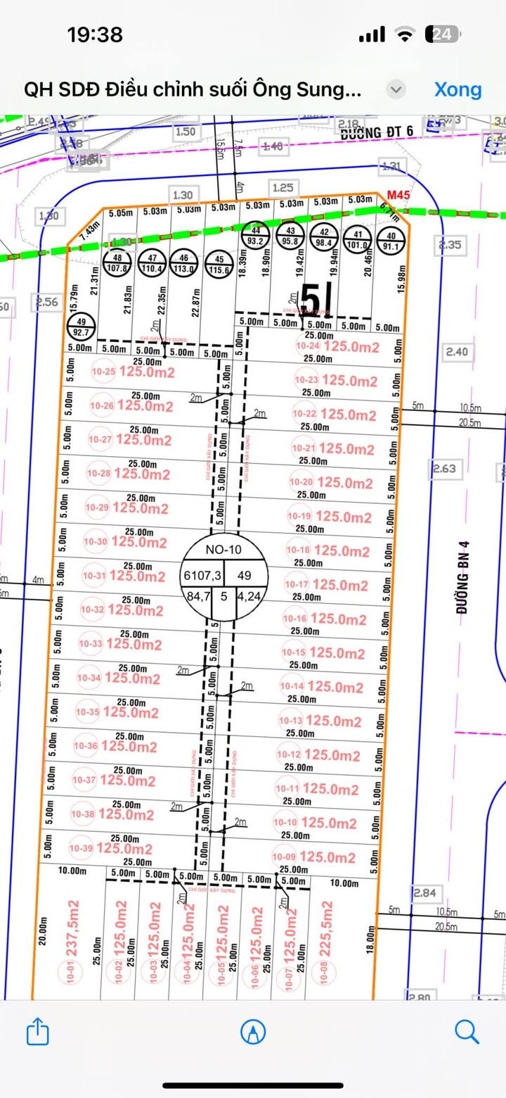 Đất nền khu quy hoạch Suối Ông Sung, Cát Tiến, 126m² - Cơ hội đầu tư hấp dẫn!