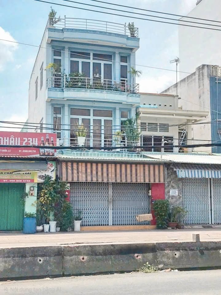 Nhà mặt tiền Huỳnh Tấn Phát, Quận 7, 74m² chỉ 17,5 tỷ - Vị trí kinh doanh đắc địa!