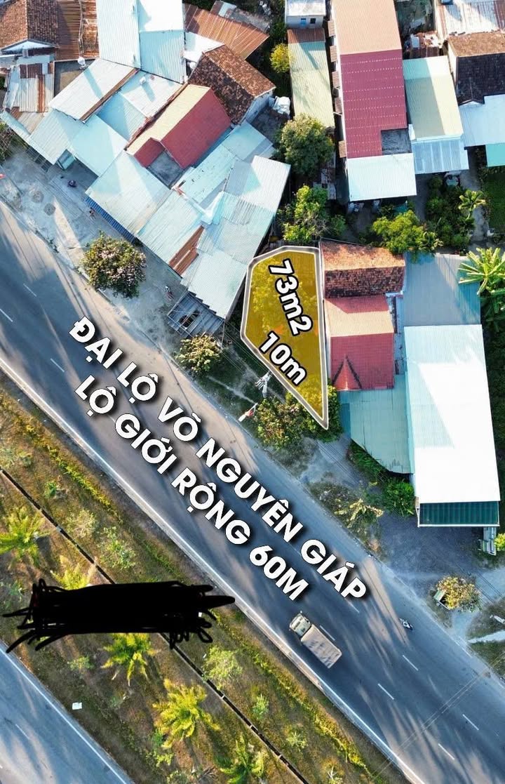 Đất mặt tiền đường Võ Nguyên Giáp, Diên Toàn, 73,3m² chỉ 2,8 tỷ - Cơ hội đầu tư tuyệt vời!