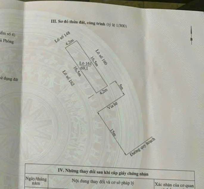 Bán đất TDC Điểm 4 Đằng Hải Hải An 69m² giá 4.759 tỷ - Vị trí đắc địa, cơ hội đầu tư tuyệt vời!