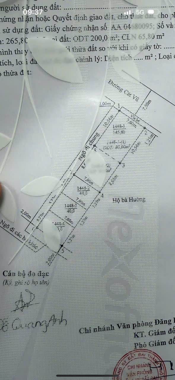 Đất nền Tràng Cát, Hải Phòng 40m² giá 1.45 tỷ - Sổ đỏ chính chủ