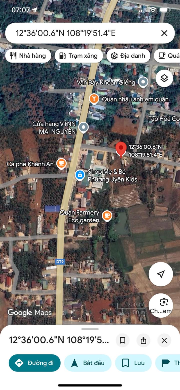 Đất thổ cư 500m² tại Đắk Lắk - Sát chợ Đang Kang, đầu tư sinh lời ngay!