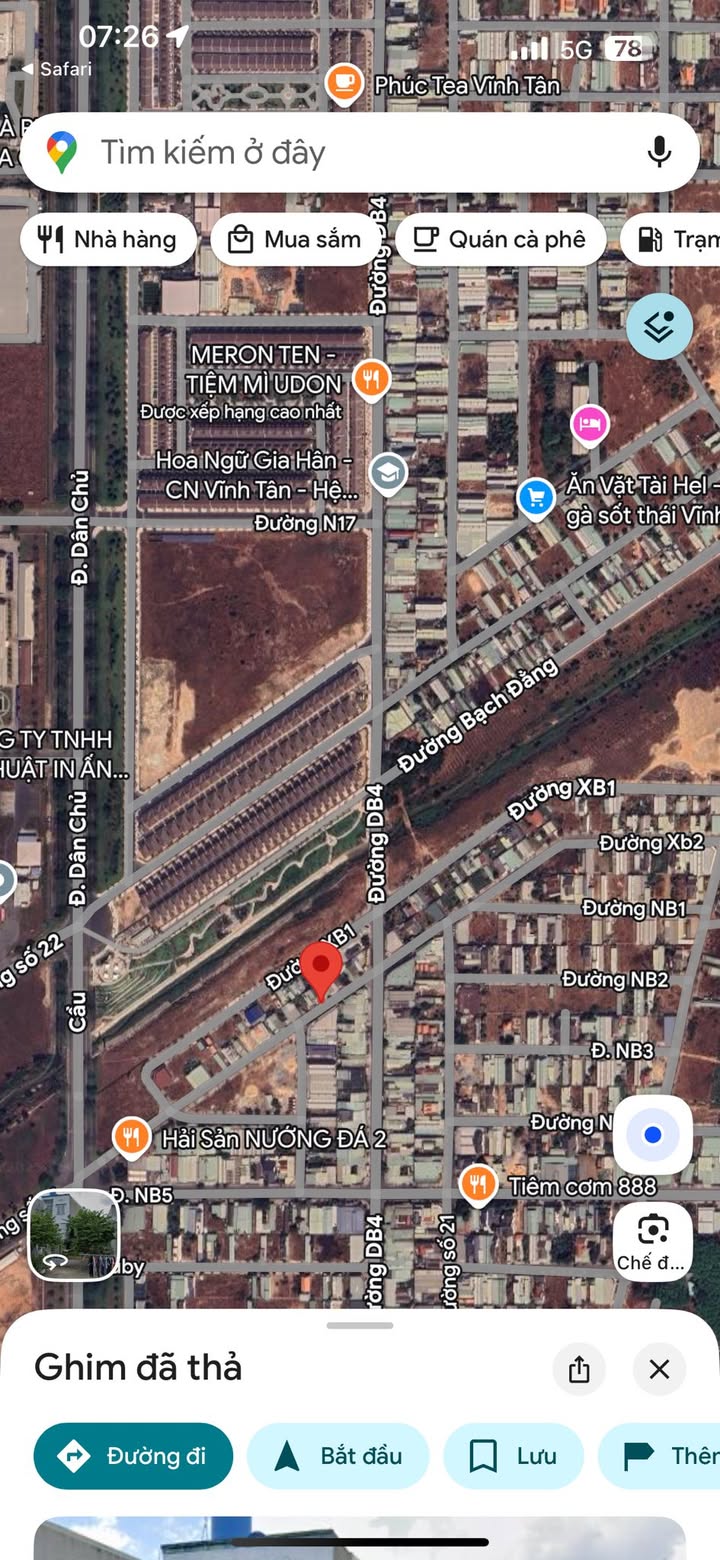 Đất nền 100m² Đường XB2, KCN Visip2A, Tân Uyên - Cơ hội đầu tư tuyệt vời!