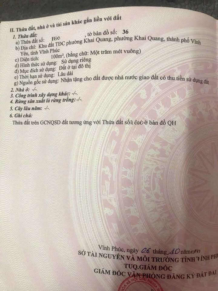 Đất nền mặt tiền đường Lạc Long Quân, Khai Quang 100m² giá 4 tỷ - Sổ hồng chính chủ giao ngay!