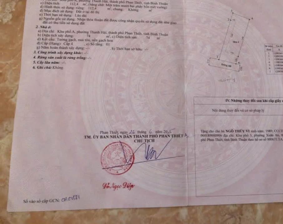 Nhà hẻm Thủ Khoa Huân, Phan Thiết 118m² giá 2.3 tỷ - Cơ hội vàng sở hữu nhà đẹp!