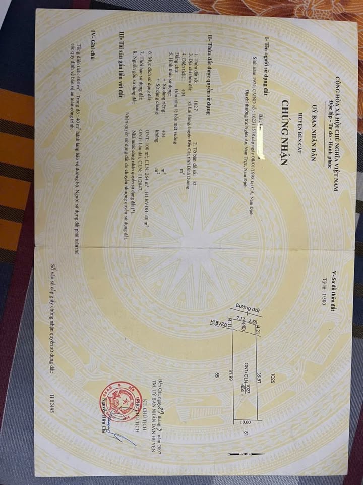 Đất nền Bến Cát, Bình Dương 350m² giá 2.45 tỷ - Đầu tư sinh lời ngay!