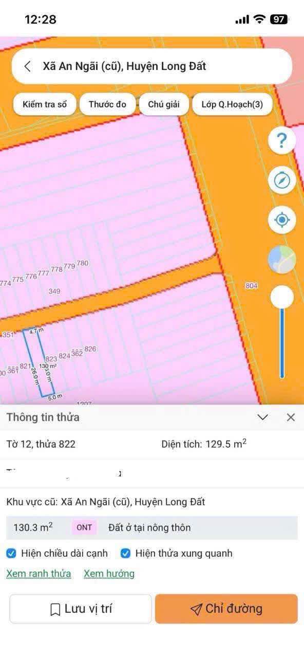 Đất thổ cư 130m² An Ngãi Long Điền chỉ 1.25 tỷ - Thương lượng chính chủ!