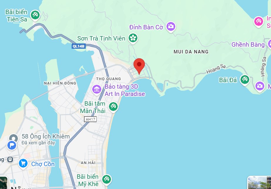 Căn hộ cho thuê đường Vũ Ngọc Nhạ, 45m² giá 8.5 triệu - View biển tuyệt đẹp!