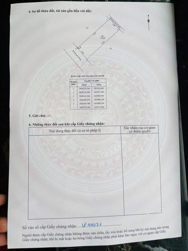 Đất nền trung tâm Phường Nam Hà, TP Hà Tĩnh 114m² - Vị trí đắc địa gần chợ và trường học!