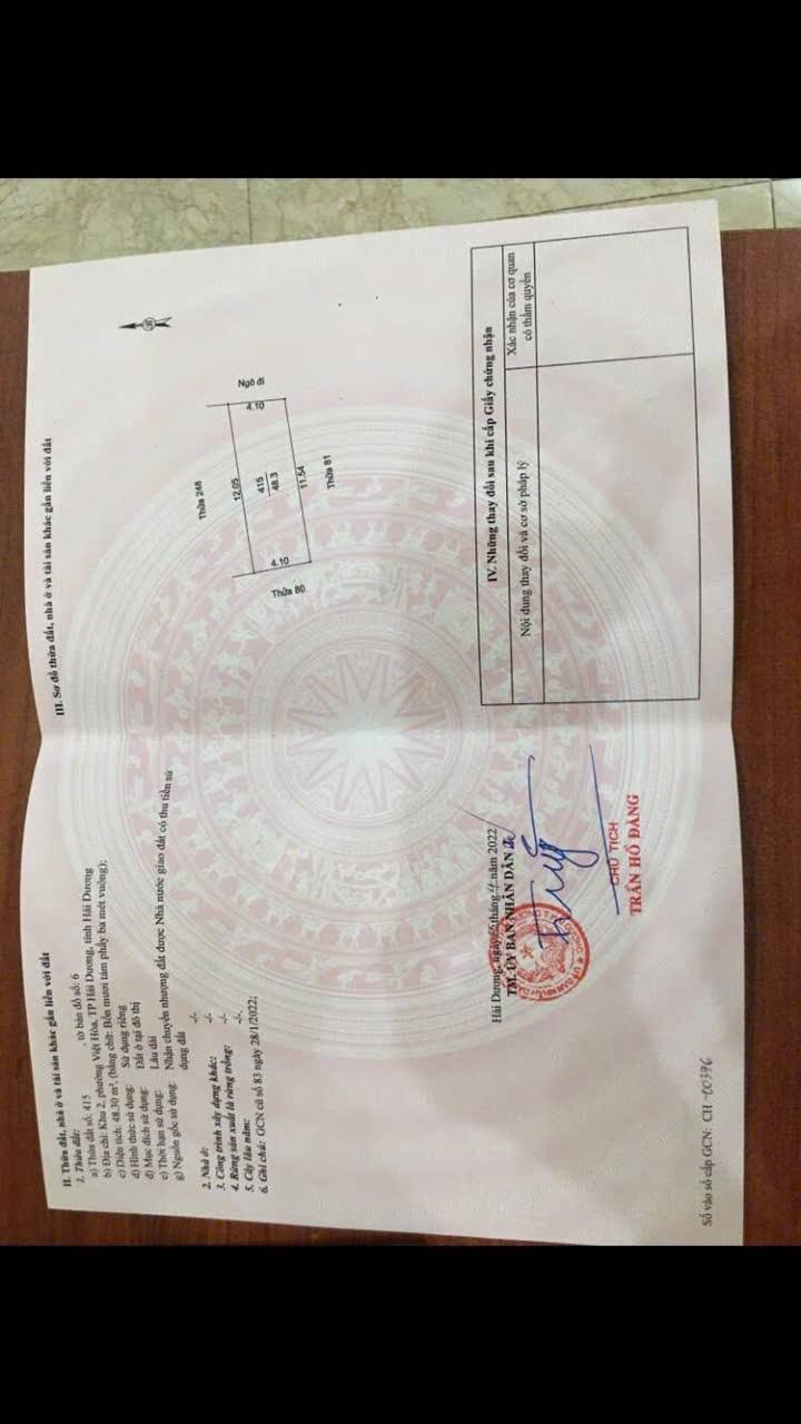 Đất nền tại khu 2 Việt Hòa 50m² giá 850 triệu - Vị trí trung tâm, tiện ích xung quanh!