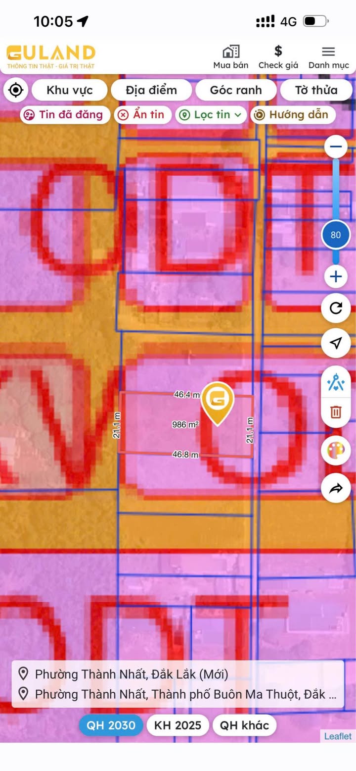 Đất nền 968m² đường Thủ Khoa Huân Buôn Ma Thuột - Cơ hội đầu tư tuyệt vời!