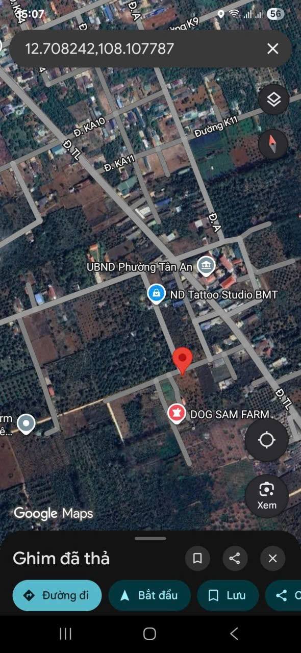 Đất thổ cư Tân An 145m² giá 1.09 tỷ - Đầu tư sinh lời ngay!