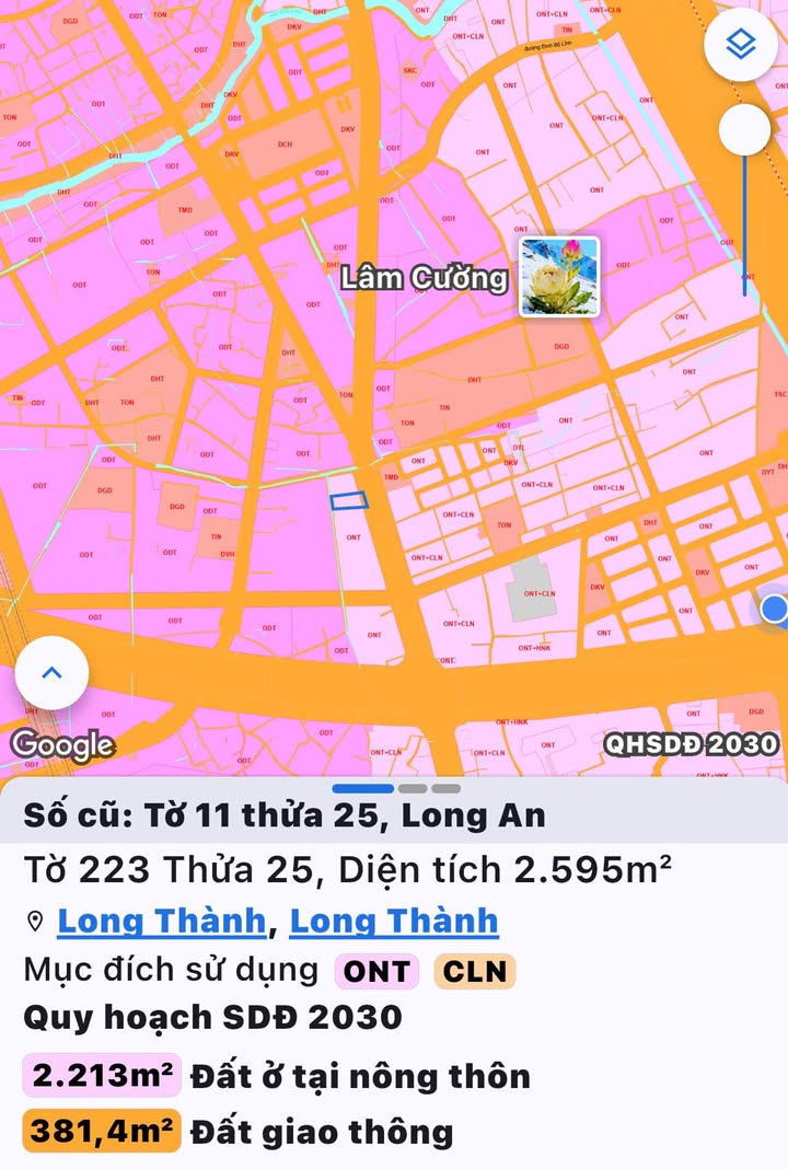 Đất thổ cư 2.595m² mặt tiền Quốc lộ 51 - Cơ hội đầu tư vàng!