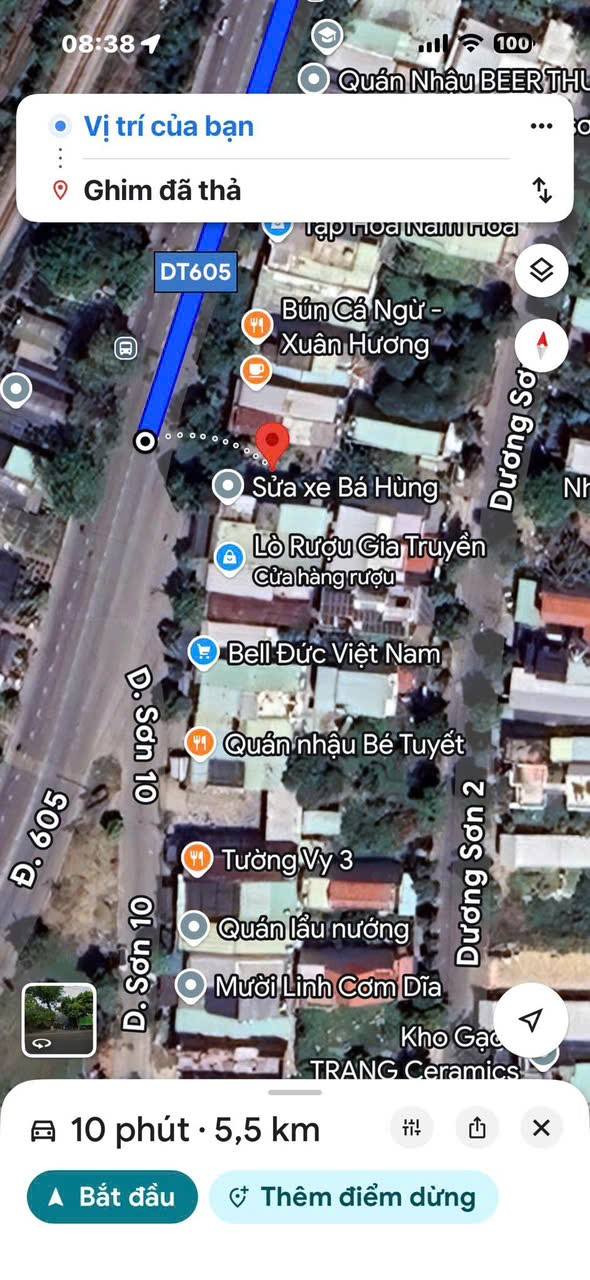 Đất nền KDC Số 1 Đường 605 Hòa Châu 200m² giá 9.2 tỷ - Tiềm năng đầu tư lớn!