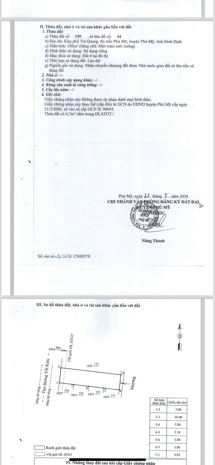 Đất nền Phù Mỹ 100m² giá chỉ 965 triệu - Tiềm năng kinh doanh đa ngành nghề!