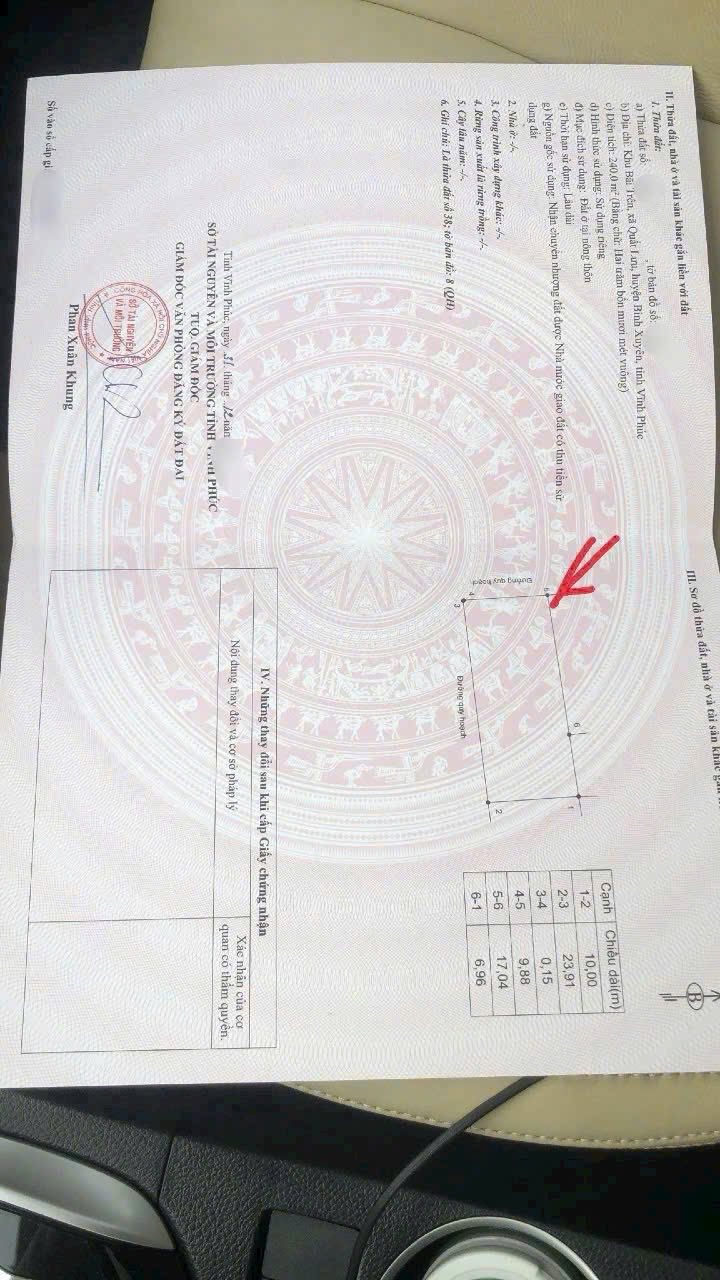 Đất ở xã Quất Lưu, Bình Xuyên, 240m² - Tiềm năng đầu tư vượt trội!