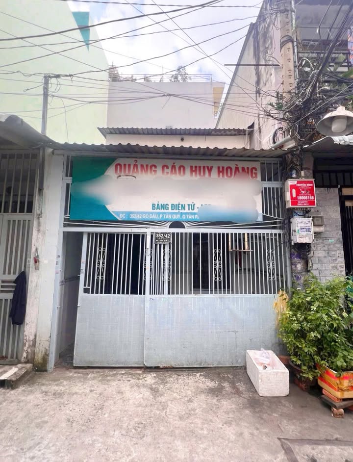 Nhà riêng Gò Dầu, Tân Quý, Tân Phú 56m² giá 4.95 tỷ - Tiện xây mới ngay!
