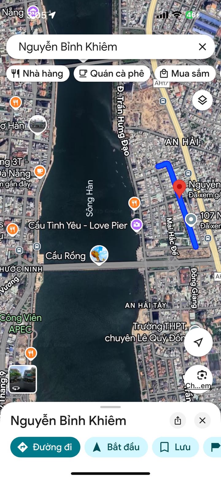 Nhà mặt tiền Nguyễn Bỉnh Khiêm, quận Sơn Trà, 63m² giá 7.8 tỷ - Đầu tư sinh lời cực cao!