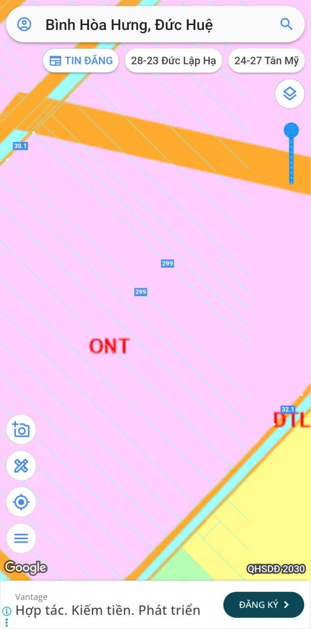 Đất nền Bờ Kênh, Bình Hòa Hưng, Đức Huệ 18.000m² - Đầu tư sinh lời hấp dẫn!