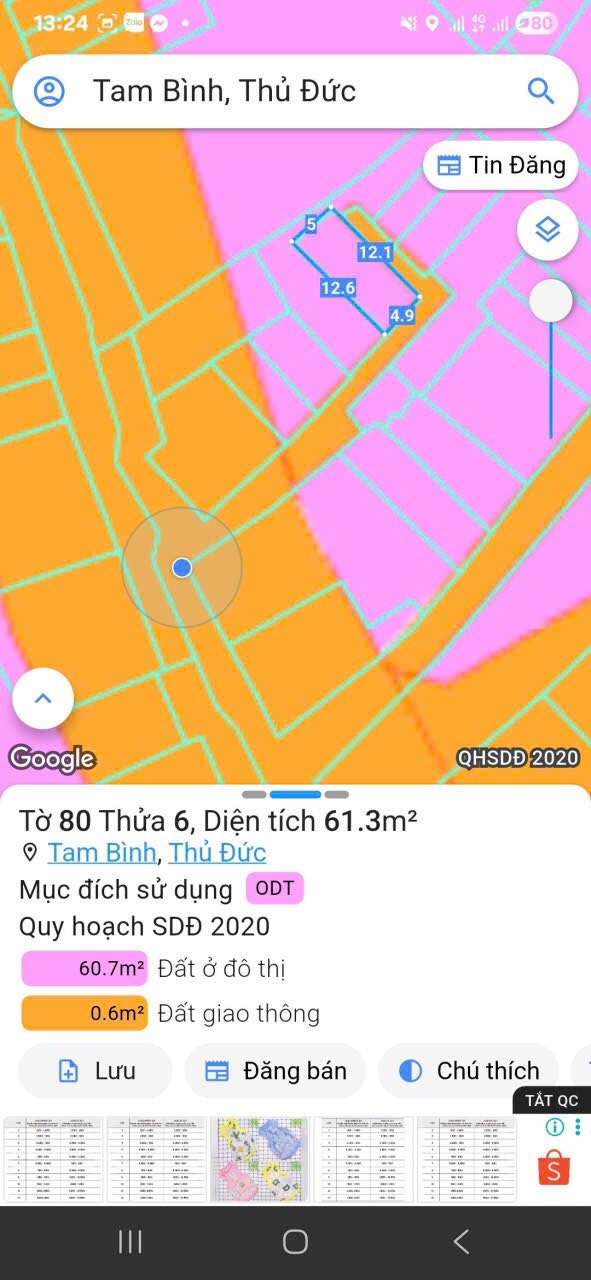 Nhà cấp 4 đường Tam Châu, Thủ Đức 66m² giá 4.48 tỷ - Đầu tư sinh lời ngay!