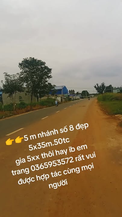 Đất nền 175m² tại đường số 8, Chơn Thành - Giá chỉ 590 triệu VND!