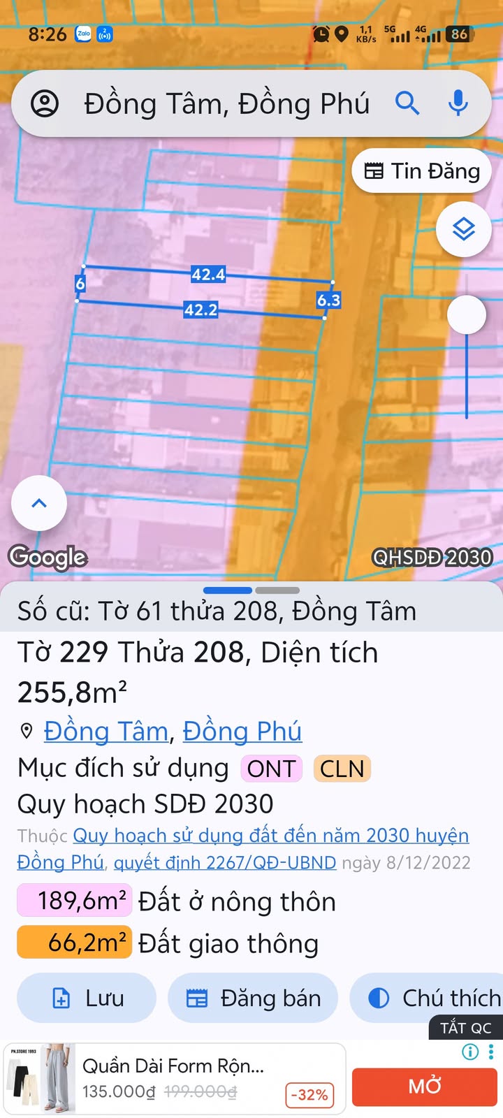 Nhà cấp 4 Đồng Tâm 252m² giá 700 triệu - Dọn vào ở ngay!