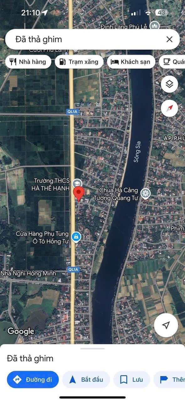 Đất nền 123m² tại Tứ Hạ, Hương Trà - Sổ hồng chính chủ, giá chỉ 1 tỷ!