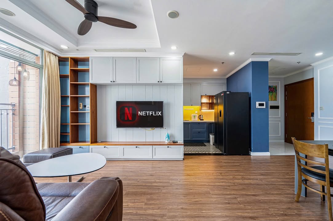 Căn hộ Vinhomes Central Park quận Bình Thạnh 1PN giá 1.1 triệu/ngày - Full nội thất, tiện ích 5 sao!