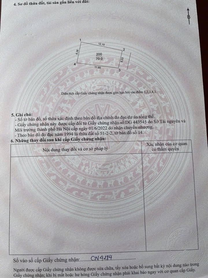 Đất thổ cư Cổ Điển Hải Bối 70m² giá 6 tỷ - Đầu tư sinh lời ngay!