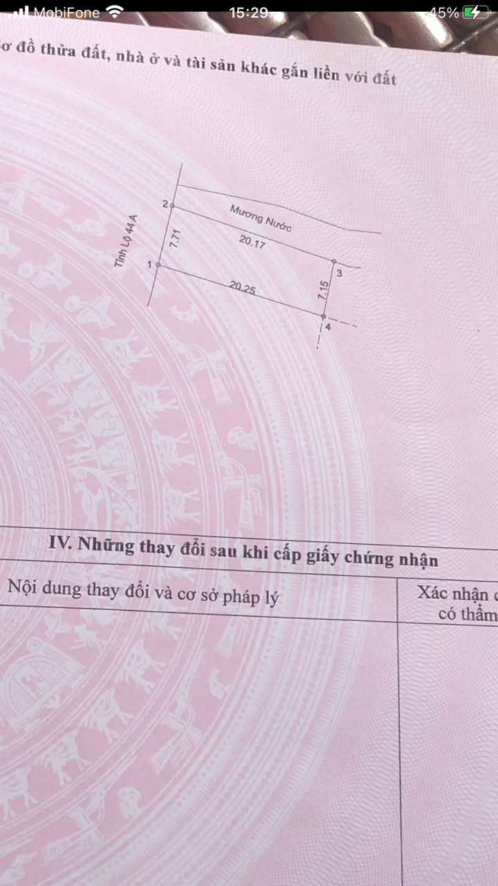 Đất nền mặt tiền nhựa tại xã Phước Hưng, huyện Long Điền, diện tích 345.6m² giá chỉ 5 tỷ!