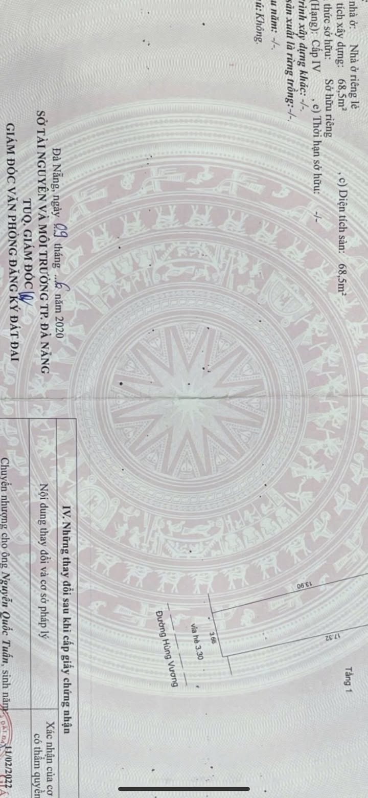 FrontHouse Hùng Vương Đà Nẵng 70m² giá 16 tỷ - Đầu tư sinh lời ổn định!