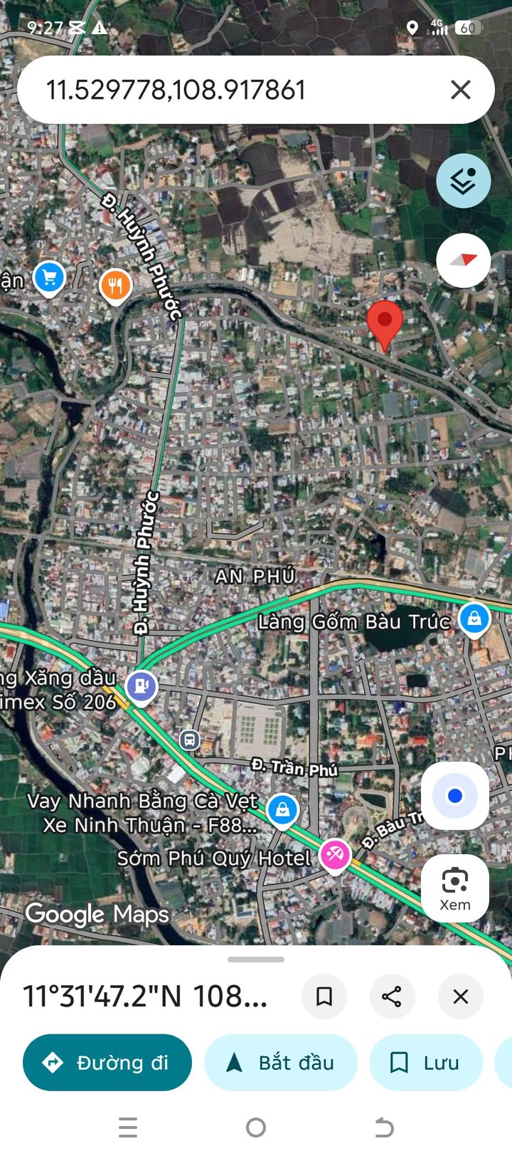 Đất thổ cư tại Thị trấn Phước Dân, Ninh Phước 177m² chỉ 380 triệu - Cơ hội đầu tư hấp dẫn!