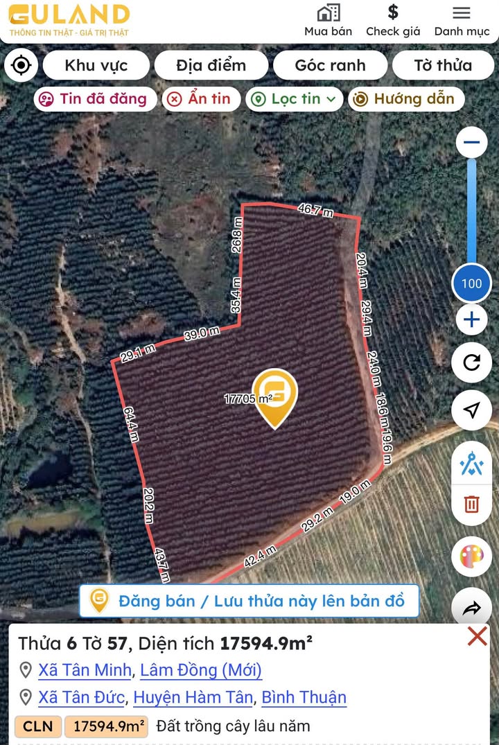 Đất thổ cư 1,7ha tại Thôn Suối Giêng, Bình Thuận - Chính chủ, giá tốt!