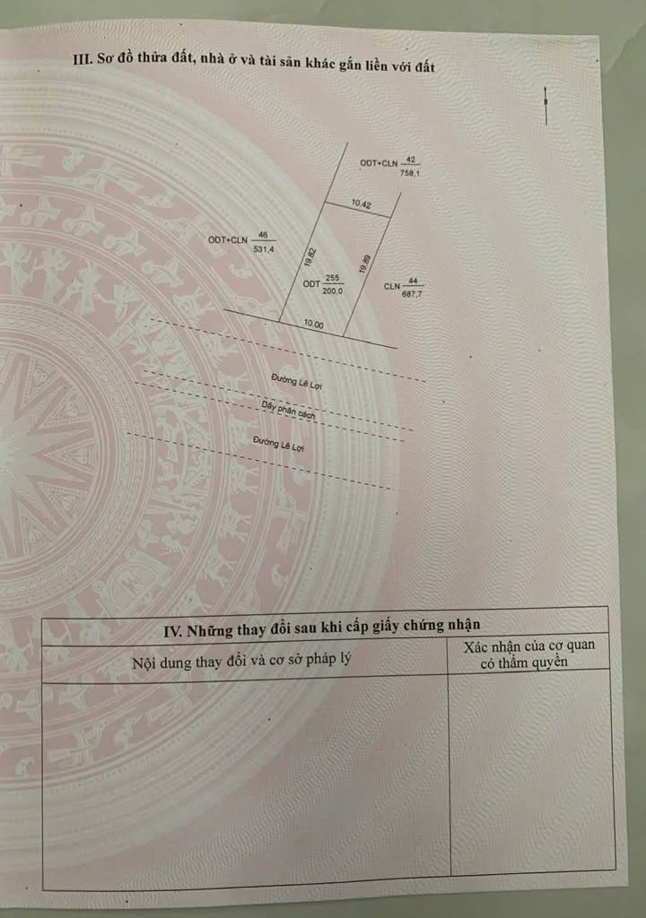 Mặt tiền FrontHouse Đường Lê Lợi, Thị Trấn An Châu 600m² - Kinh doanh đa ngành nghề