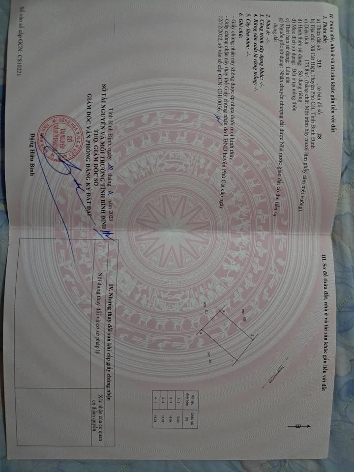 Đất nền Cát Hiệp, Phù Cát 176m² giá 623 triệu - Sổ đỏ chính chủ, công chứng nhanh chóng!