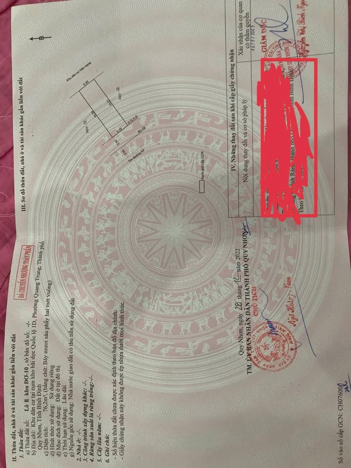 Nhà đẹp 3 tầng tại Quy Nhơn 76m² giá 5.5 tỷ - Sổ đỏ chính chủ!