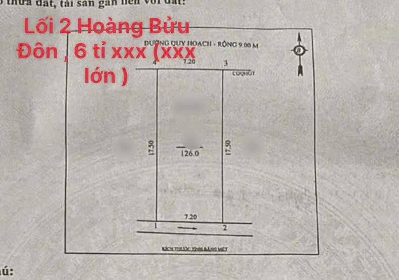 Đất đấu giá Khối 7 Quán Bàu 150.9m² giá 7 tỷ - Cơ hội đầu tư tuyệt vời!