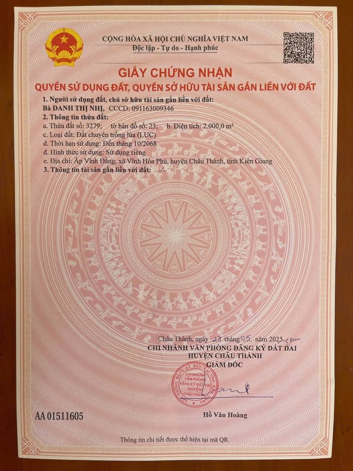 Đất nền mặt tiền Lâm Quang Ky, Châu Thành 2000m² giá 2.8 tỷ - Cơ hội đầu tư tuyệt vời!