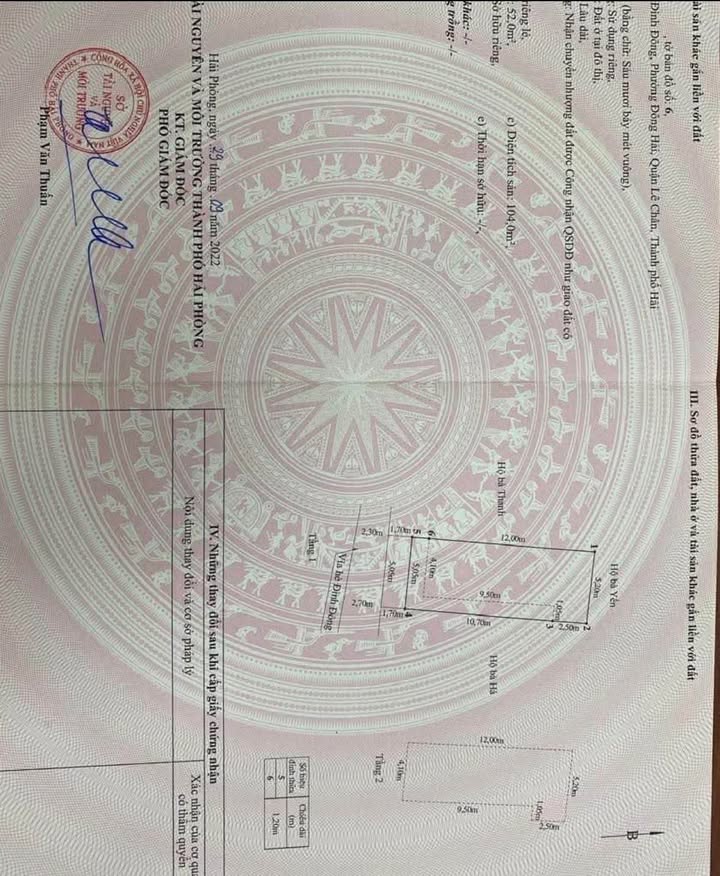 Bán đất mặt đường Đình Đông, Lê Chân 67m² giá 11.99 tỷ - Đầu tư sinh lời hấp dẫn!