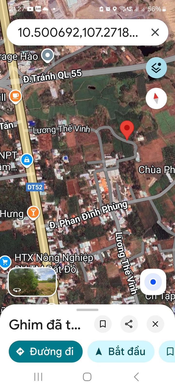 Đất nền Đất Đỏ, Bà Rịa - Vũng Tàu 100m² giá chỉ 5xx triệu - Cơ hội đầu tư tuyệt vời!