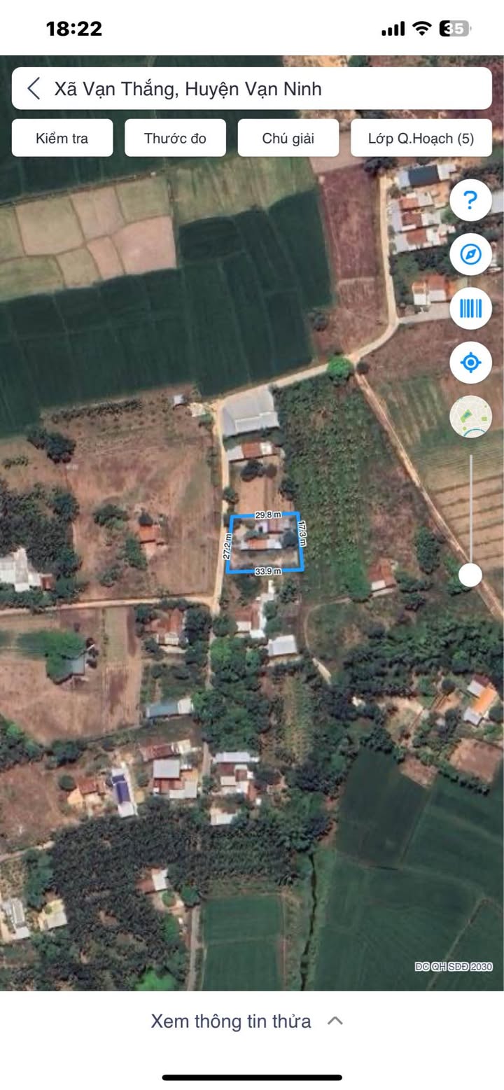 Đất thổ cư Vạn Thắng, Vạn Ninh 954m² giá 1.5 tỷ - Cơ hội đầu tư hấp dẫn!