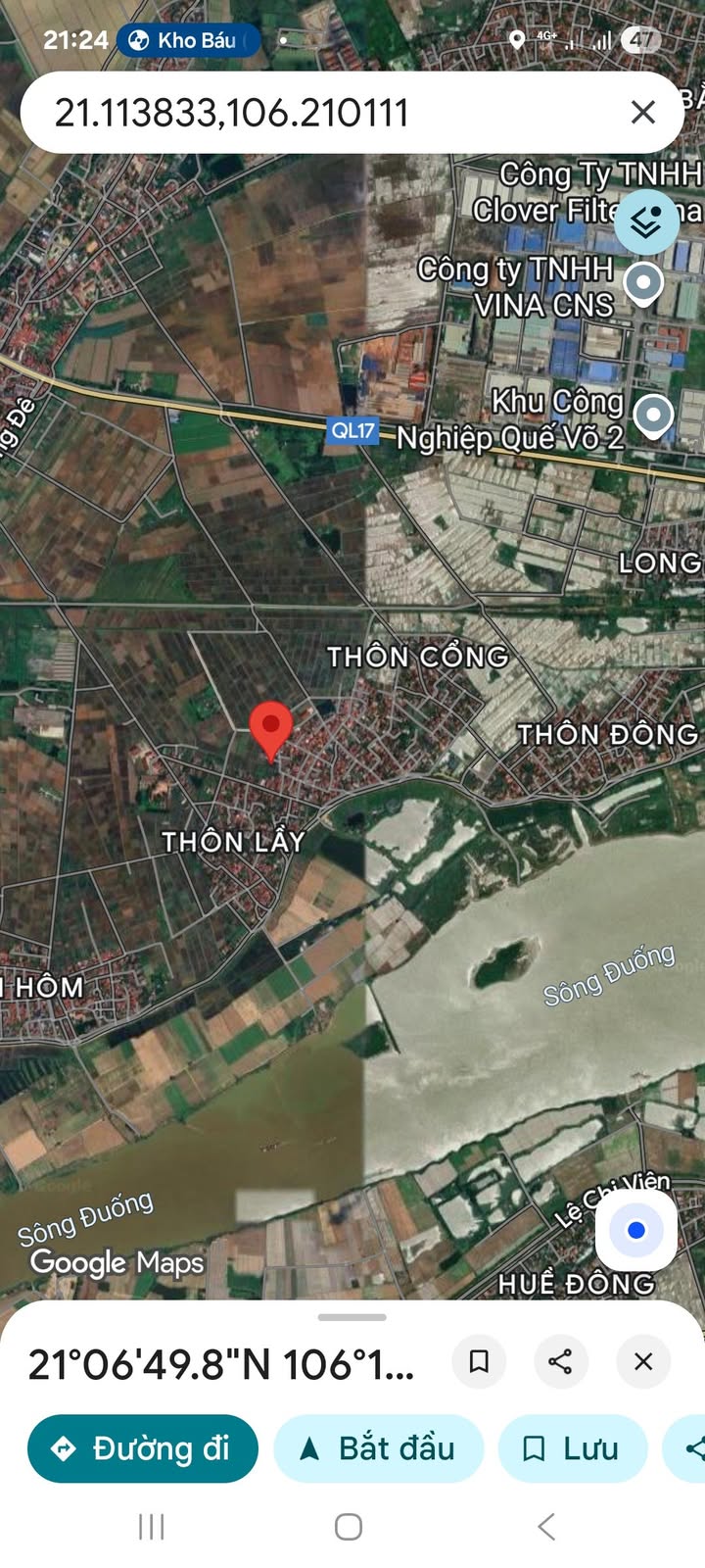 Đất nền Đào Viên, Quế Võ, Bắc Ninh 284.5m² giá 2 tỷ - Sổ đỏ chính chủ