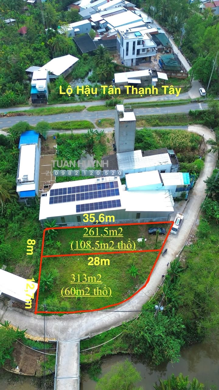 Cặp nền đất Hậu Tân Thạnh Tây 574.5m² giá 2.69 tỷ - Cơ hội đầu tư tuyệt vời!