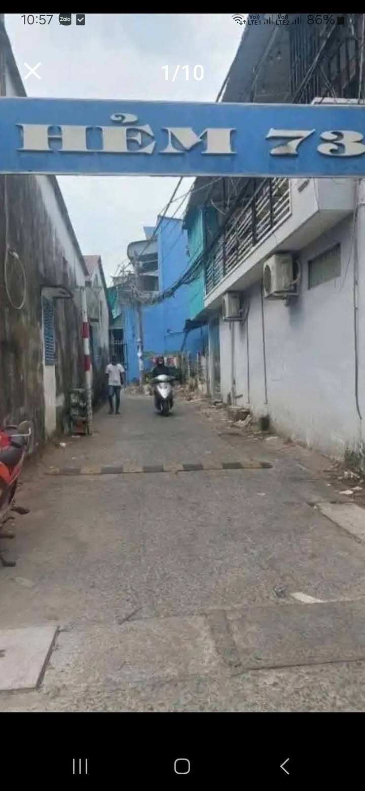 Nhà trệt Hẻm 73, phường 2, Sóc Trăng 72m² giá 1.15 tỷ - Thiết kế hợp lý, thương lượng tốt!